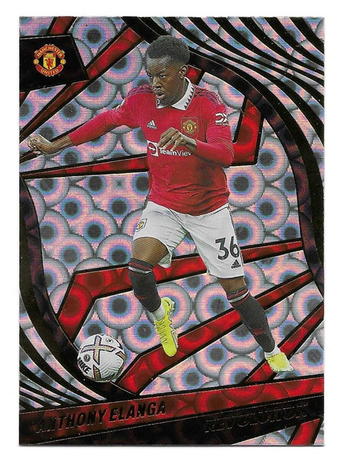 #174 Anthony Elanga (Manchester United) - GROOVE PARALLEL - Panini Revolution Premier League 2022/23