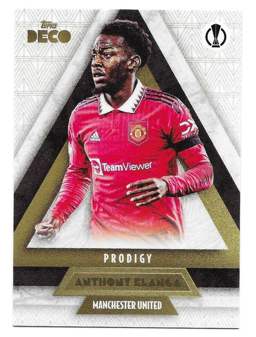 Anthony Elanga (Manchester United) - PRODIGY - Topps Deco UEFA Club Competitions 2022/23