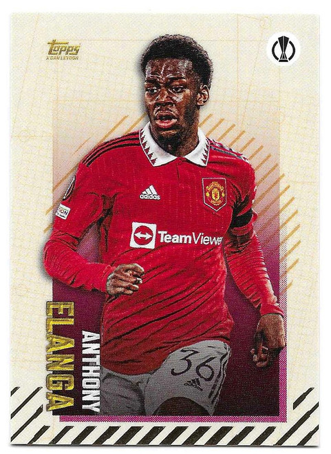 Anthony Elanga (Manchester United) - Topps Gold UEFA Club Competitions 2022/23