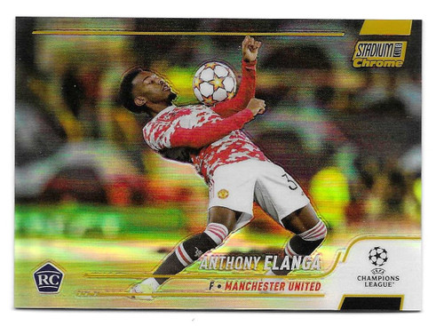 #48 Anthony Elanga (Manchester United) - GOLD PARALLEL 47/50 - Topps Stadium Club UEFA Champions League 2021/22