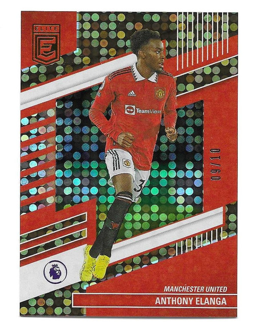 #131 Anthony Elanga (Manchester United) - GOLD DISCO PARALLEL 09/10 - Panini Donruss Elite Premier League 2022/23