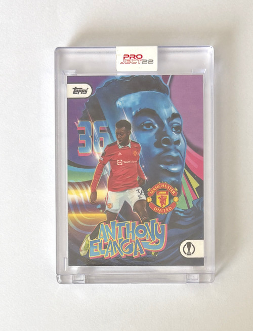 Anthony Elanga (Manchester United) - by Orlando Arocena - Topps Project 22