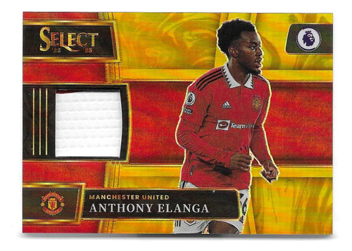 SM-AEL - Anthony Elanga (Manchester United) - SELECT MEMORABILIA (Gold Parallel 01/10) - Panini Select Premier League 2022/23