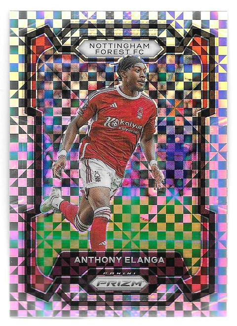 #241 Anthony Elanga (Nottingham Forest) - LUCKY ENVELOPES PARALLEL 3/8 - Panini Prizm Premier League 2023/24