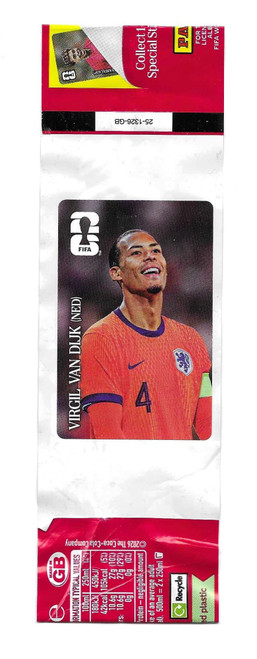 Virgil Van Dijk (Netherlands) - COCA-COLA EXCLUSIVE - Panini World Cup 2026 - Sticker