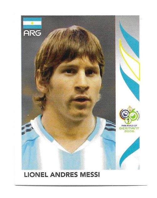 #185 Lionel Messi (Argentina) - Panini World Cup 2006 - Sticker