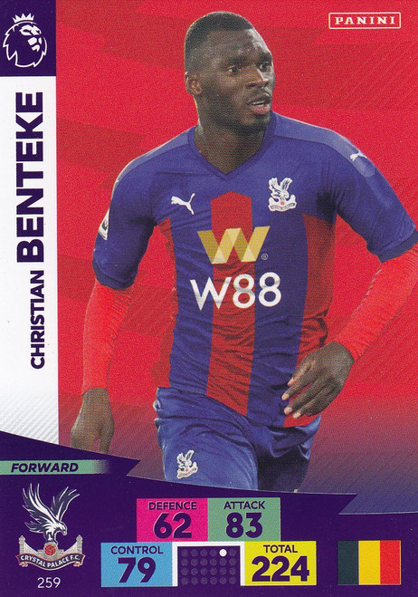 #259 Christian Benteke (Crystal Palace) Adrenalyn XL Premier League 2020/21