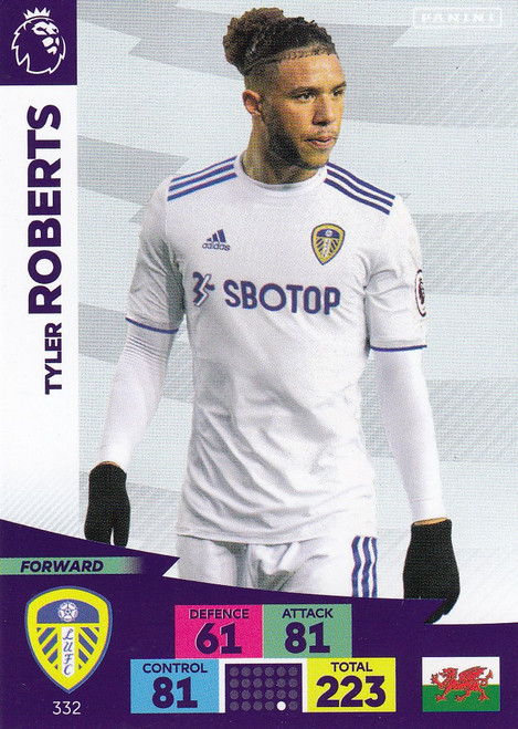 #332 Tyler Roberts (Leeds United) Adrenalyn XL Premier League 2020/21