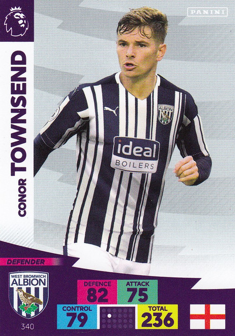 #340 Conor Townsend (West Brom) Adrenalyn XL Premier League 2020/21