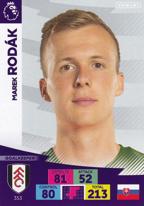 #353 Marek Rodak (Fulham) Adrenalyn XL Premier League 2020/21