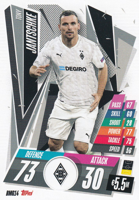 #BMG14 Tony Jantschke (VfL Borussia Mönchengladbach) Match Attax Champions League 2020/21