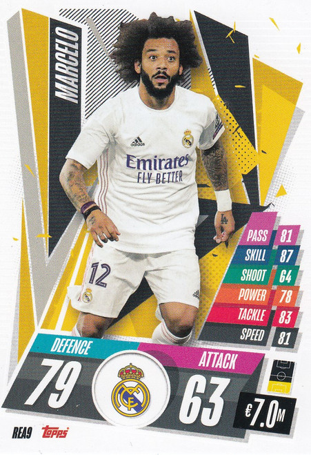 #REA9 Marcelo (Real Madrid CF) Match Attax Champions League 2020/21