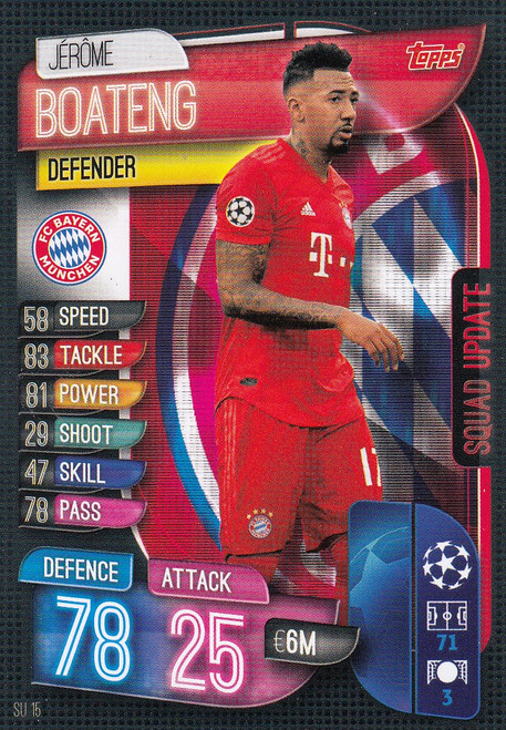 #SU15 Jerome Boateng (FC Bayern Munchen) Match Attax EXTRA 2019/20