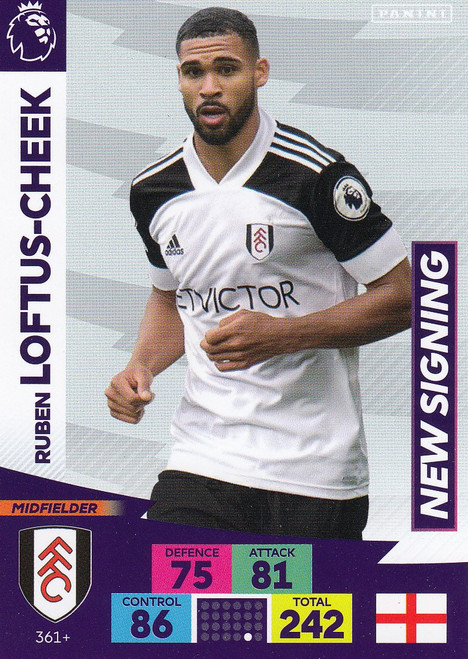 #361+ Ruben Loftus-Cheek (Fulham) Adrenalyn XL Premier League PLUS 2020/21 NEW SIGNINGS