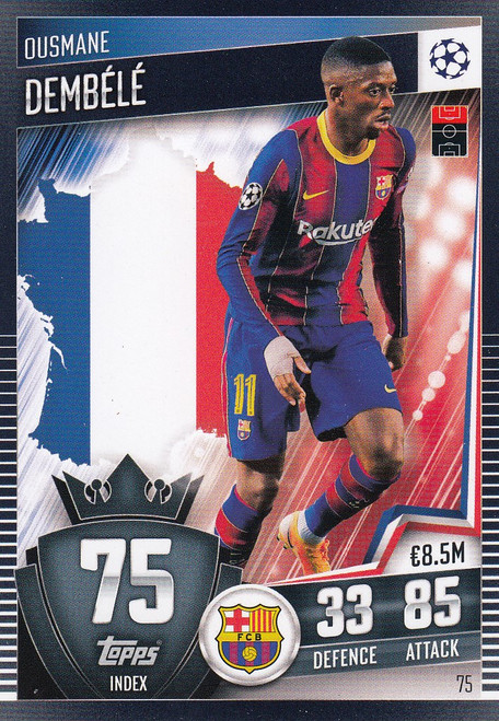SU012 - Ousmane Dembélé (Barcelona) - SQUAD UPDATE - Topps Match