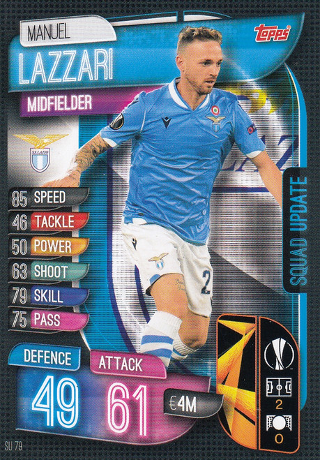 #SU79 Manuel Lazzari (SS Lazio) Match Attax EXTRA 2019/20