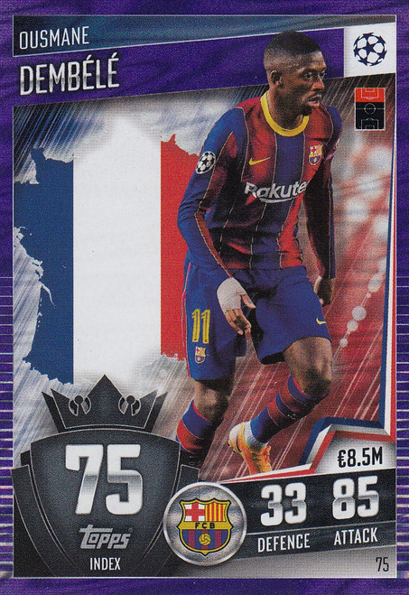 SU012 - Ousmane Dembélé (Barcelona) - SQUAD UPDATE - Topps Match