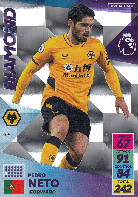 PANINI サッカーカード CHRONICLES CERTIFIED PEDRO NETO WOLVERHAMPTON WANDERERS 22/47 #30 送料無料 中古 IT1 PANINI サッカーカード CHRONICLES CERTIFIED PEDRO NETO