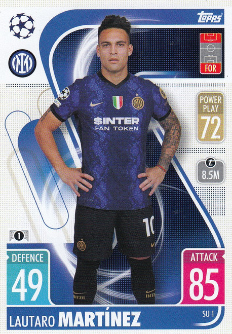 #SU1.  Lautaro Martínez (FC Internazionale Milano) Match Attax Champions League 2021/22 SQUAD UPDATE