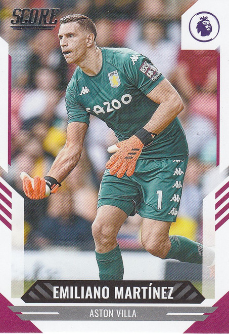 #121 Emiliano Martinez (Aston Villa) Panini Score Premier League 2021-22