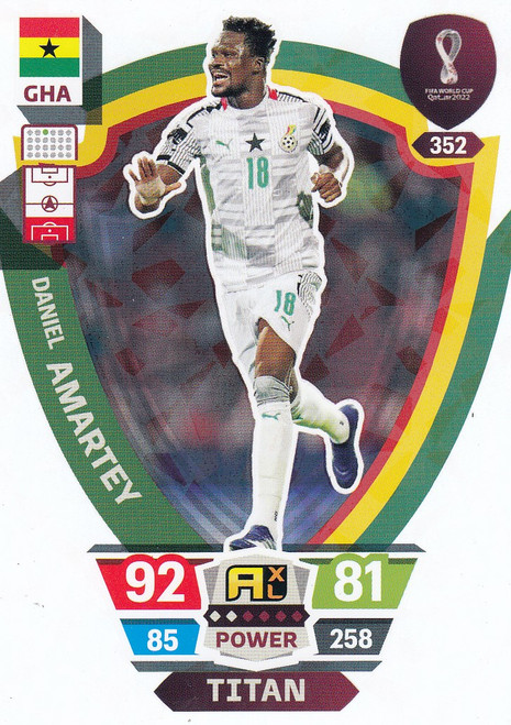 #352 Daniel Amartey (Ghana) World Cup Qatar 2022 TITAN