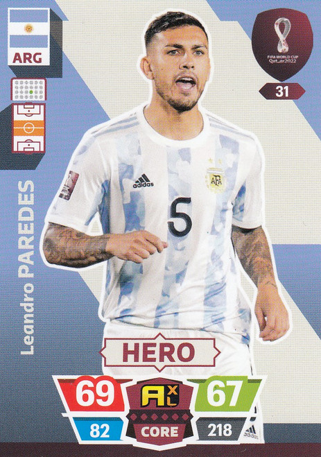 #31 Leandro Paredes (Argentina) World Cup Qatar 2022