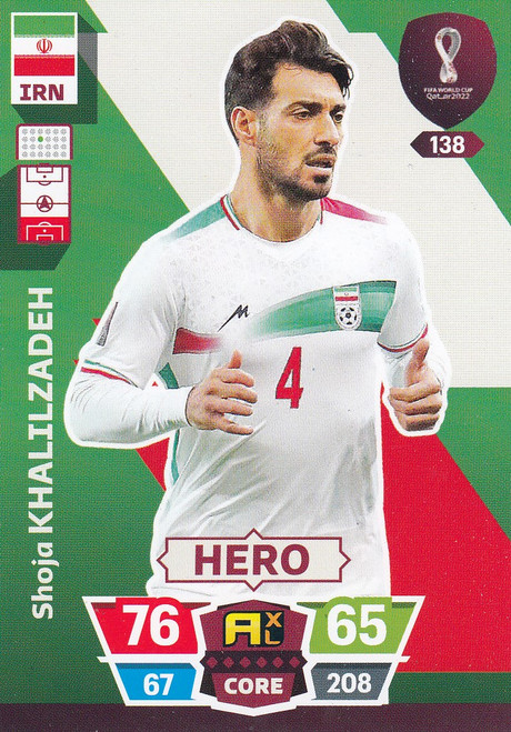 #138 Shoja Khalilzadeh (Iran) World Cup Qatar 2022