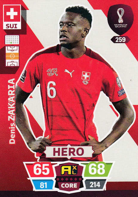 #259 Denis Zakaria (Switzerland) World Cup Qatar 2022