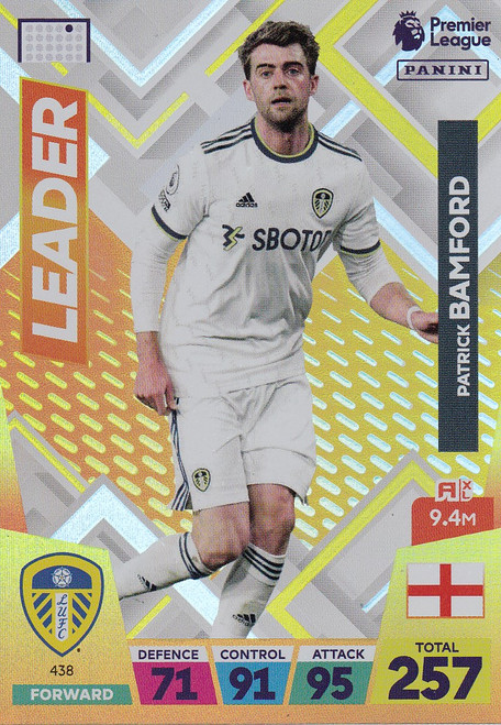 #438 Patrick Bamford (Leeds United) Adrenalyn XL Premier League 2023 LEADER