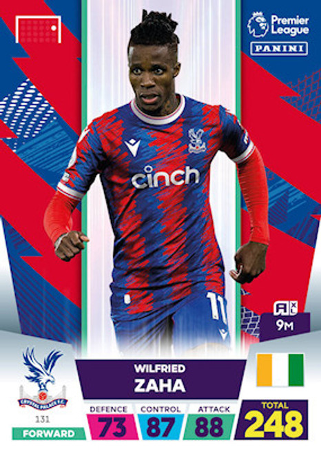 #131 Wilfried Zaha (Crystal Palace) Adrenalyn XL Premier League 2023