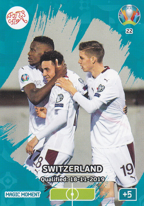 #22 Switzerland Adrenalyn XL Euro 2020 MAGIC MOMENT
