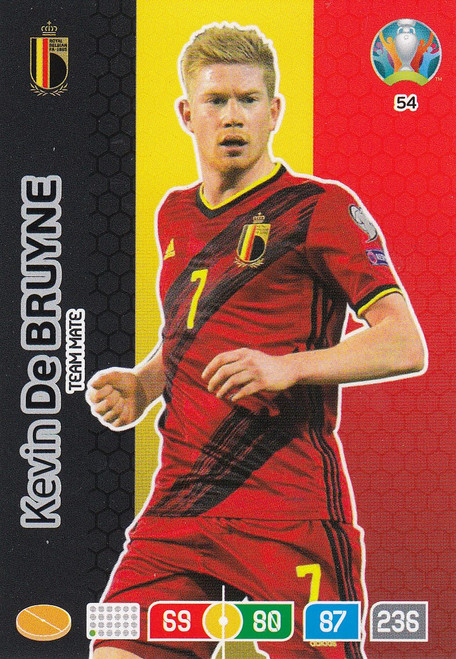 #54 Kevin De Bruyne (Belgium)  Adrenalyn XL Euro 2020