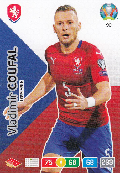 #90 Vladimir Coufal (Czech Republic) Adrenalyn XL Euro 2020