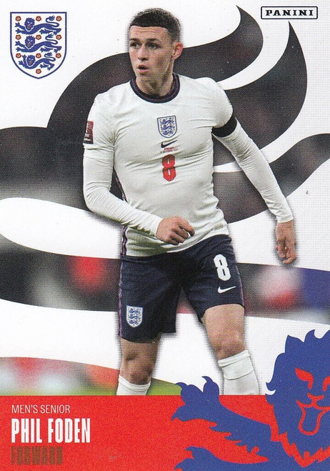 #17 Phil Foden (Men's Senior) Panini The Best of England 2022