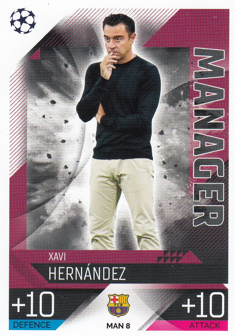MAN008 - Xavi Hernández (Barcelona) - MANAGER - Topps Match Attax Extra 2022/23
