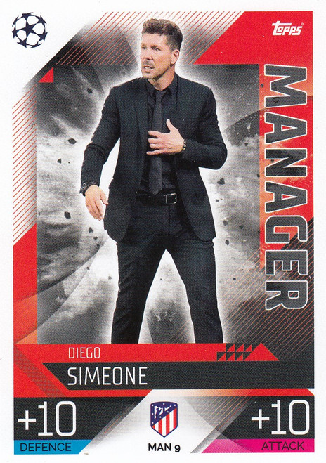 #MAN9 Diego Simeone (Atlético de Madrid) Match Attax EXTRA Champions League 2022/23