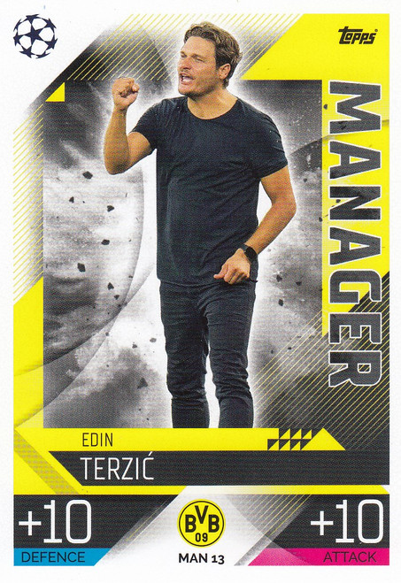 MAN013 - Edin Terzic (Borussia Dortmund) - MANAGER - Topps Match Attax Extra 2022/23
