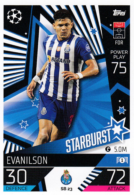 #SB23 Evanilson (FC Porto) Match Attax EXTRA Champions League 2022/23