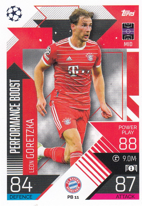 #PB11 Leon Goretzka (FC Bayern München) Match Attax EXTRA Champions League 2022/23