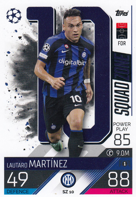 #SZ10 Lautaro Martinez (FC Internazionale Milano) Match Attax EXTRA Champions League 2022/23