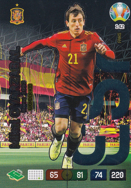 #142 Mikel Oyarzabal (Spain) Adrenalyn XL Euro 2020 WONDER KID