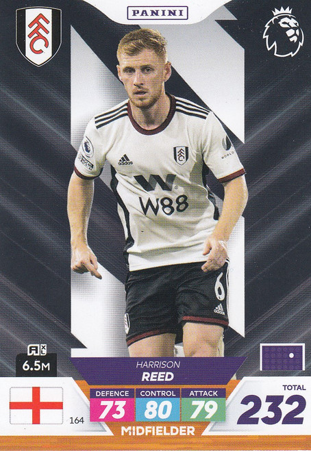 #164 Harrison Reed (Fulham) Adrenalyn XL Premier League PLUS 2023