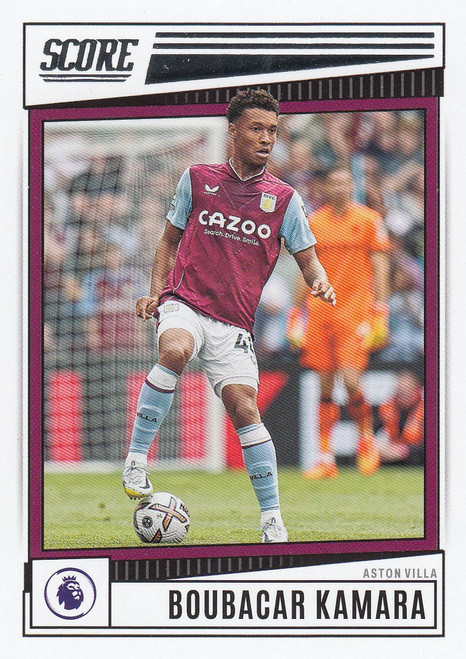 #21 Boubacar Kamara (Aston Villa) Panini Score Premier League 2022-23