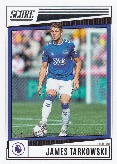 #76 James Tarkowski (Everton) Panini Score Premier League 2022-23