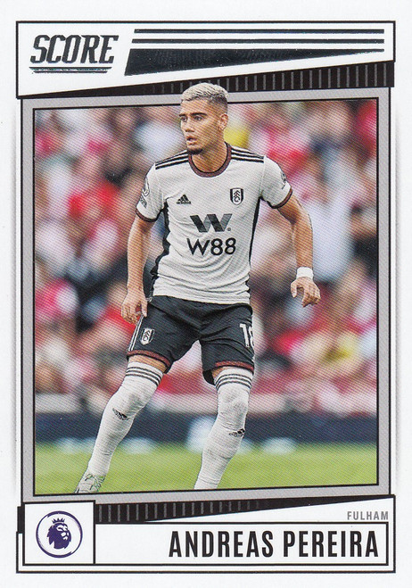 #82 Andreas Pereira (Fulham) Panini Score Premier League 2022-23