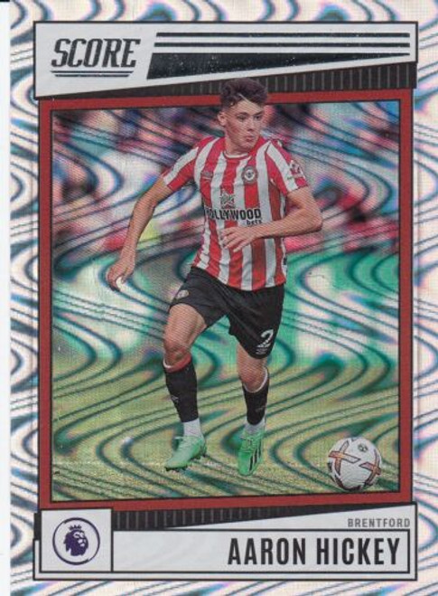 #31 Aaron Hickey (Brentford) Panini Score Premier League 2022-23 SWIRL PARALLEL