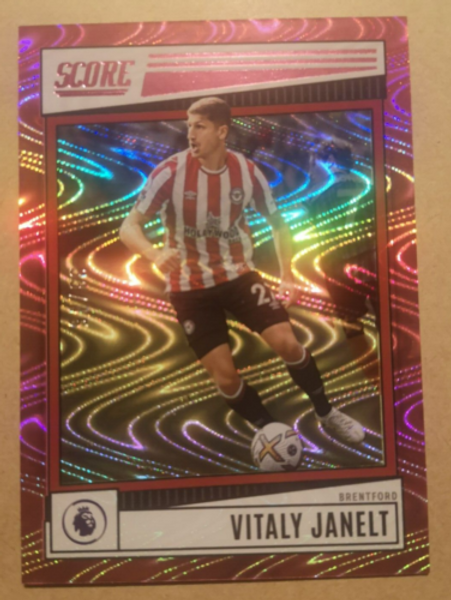 #39 Vitaly Janelt (Brentford) Panini Score Premier League 2022-23 PINK SWIRL #33/45