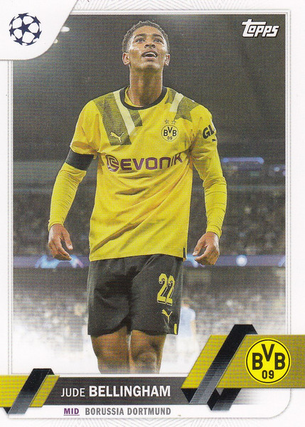 #22 Jude Bellingham (Borussia Dortmund) Topps UCC Flagship 2022/23