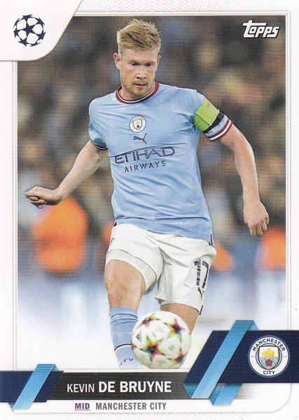 #33 Kevin De Bruyne (Manchester City) Topps UCC Flagship 2022/23