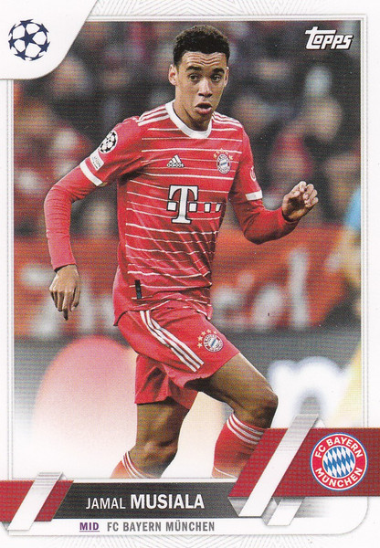 #42 Jamal Musiala (FC Bayern München) Topps UCC Flagship 2022/23